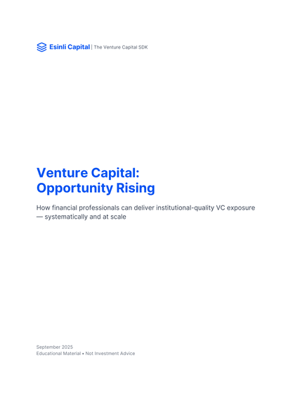 Venture Capital Opportunity Rising Whitepaper