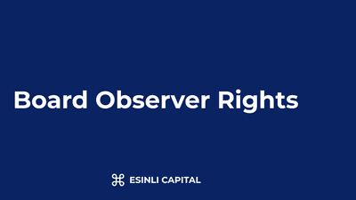 Board Observer Rights Explained: Investor Access Without a Board Seat”