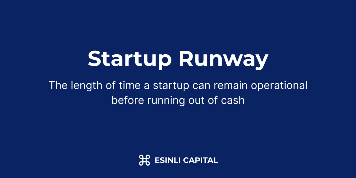 Startup Runway: The length of time a startup can remain operational before running out of cash